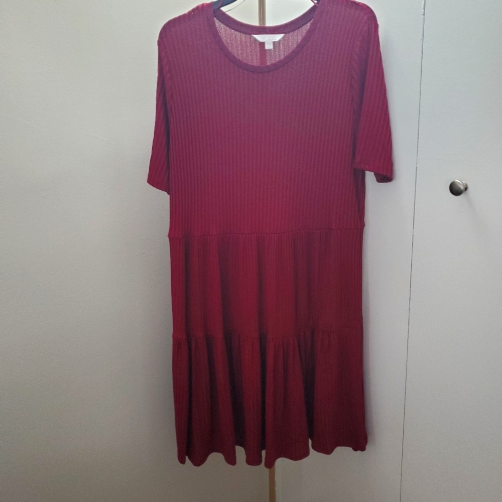Lauren Conrad | Never Worn burgundy dress | size XXL